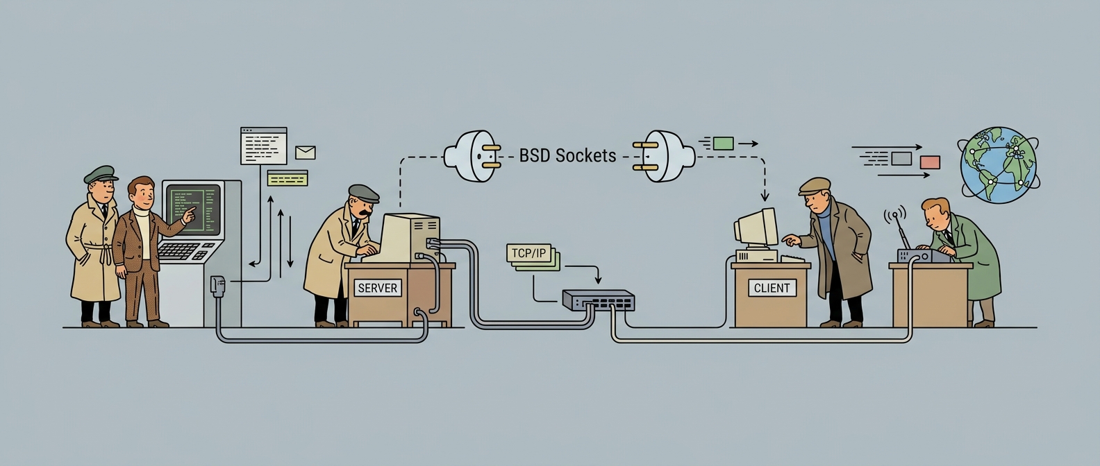 Listening on an ephemeral TCP port